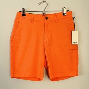 NWT Goodfellow Linden Flat Front Shorts Size 28 with 7" Inseam Sunbeam Pink
